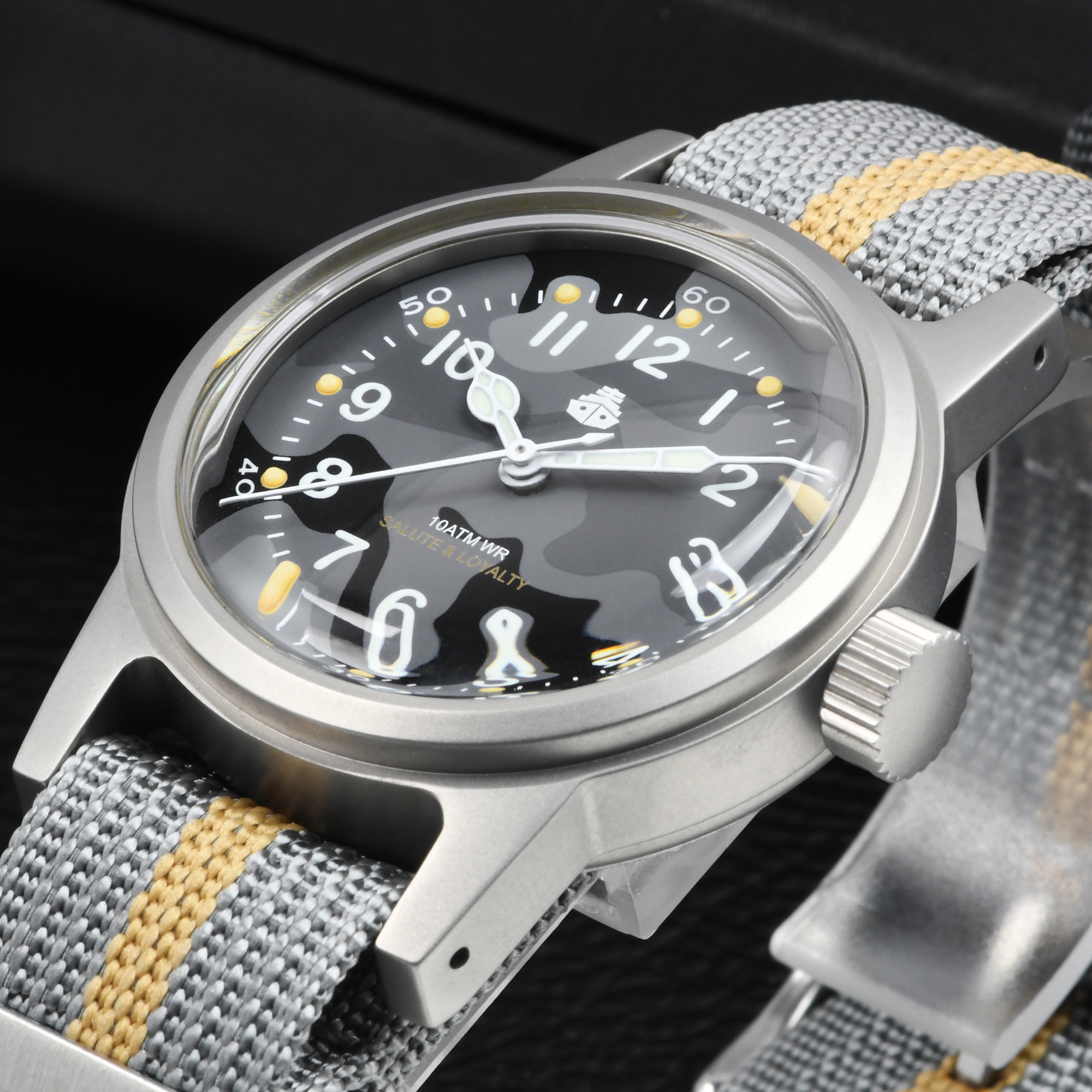 TEKAPO Replica World War II Re - đánh giá và giá Canvas Strap Watch