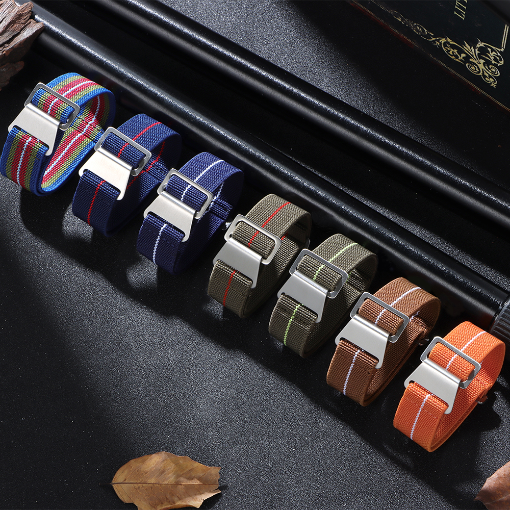 Elastic Watch Strap 18mm 20mm  - đánh giá và giá Parachute Strap Elastic