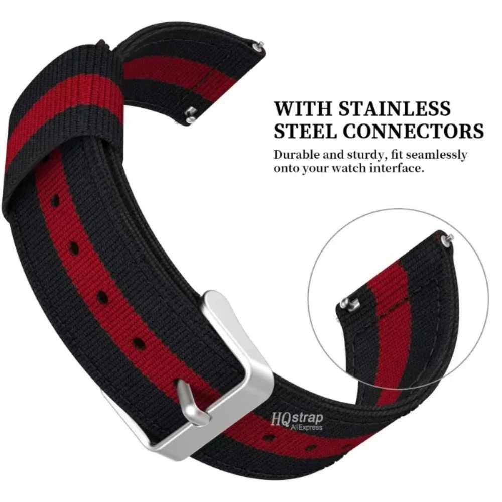 22/20mm Canvas Nylon Strap For - đánh giá và giá Canvas Strap Watch