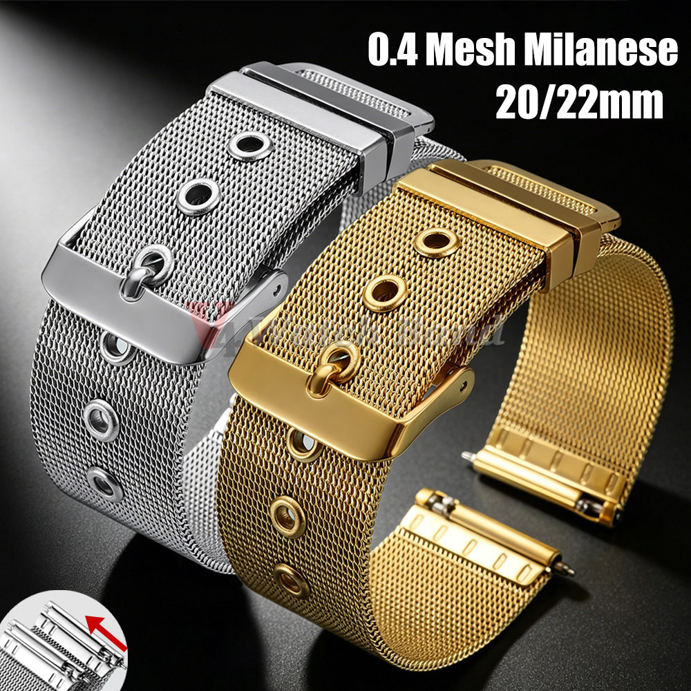0.4 Mesh Milanese Strap Stainl - đánh giá và giá Mesh Strap Metal