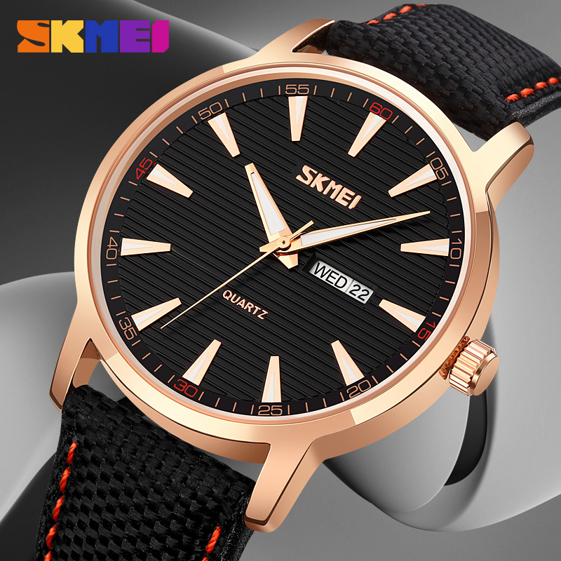 SKEMI Multifunctional Waterpro - đánh giá và giá Canvas Strap Watch