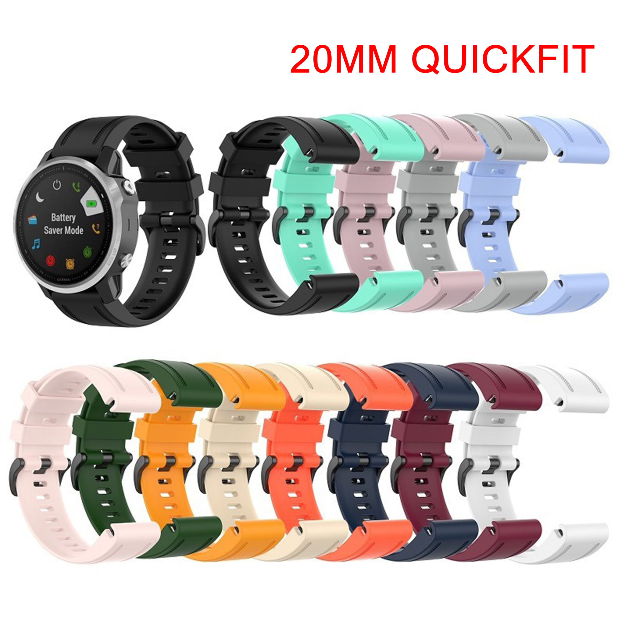 Watch Bands For Garmin Fenix 8 - đánh giá và giá Silicone Watch Band 22Mm