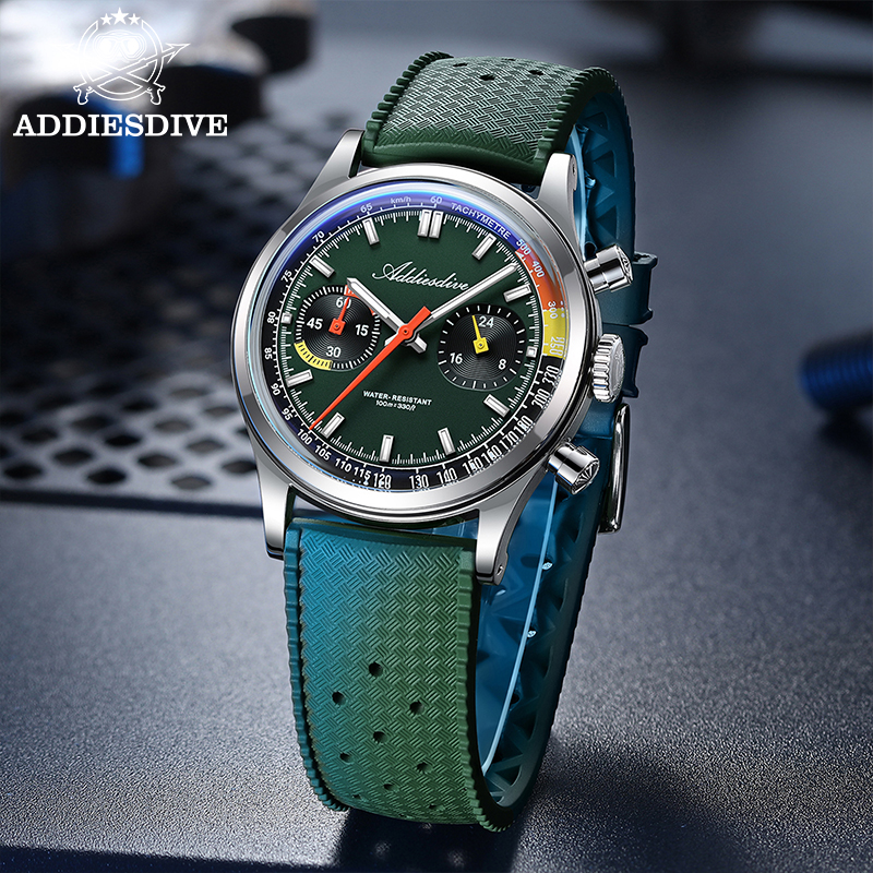 ADDIESDIVE 2025 NEW TOP 38mm M - đánh giá và giá Rubber Strap Diver