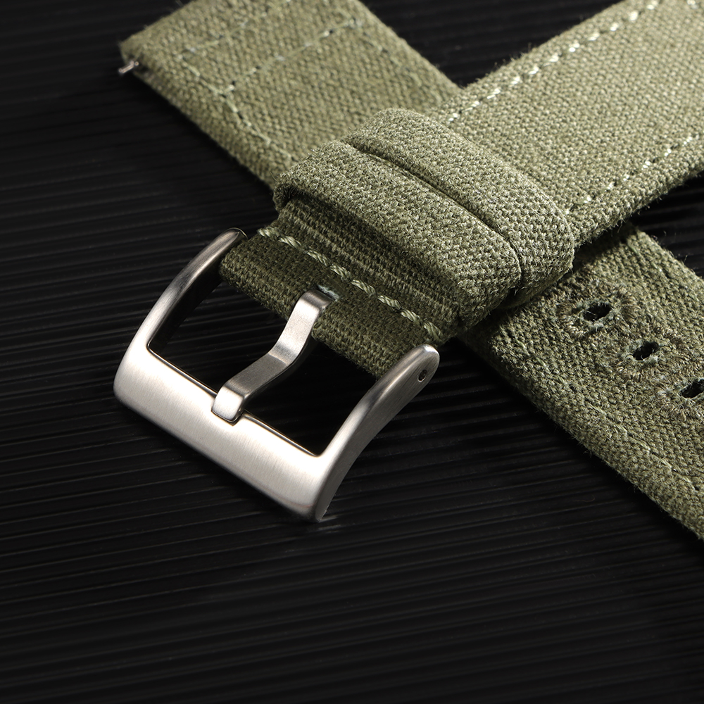 Nylon Woven Canvas Watch Band  - đánh giá và giá Canvas Strap Watch