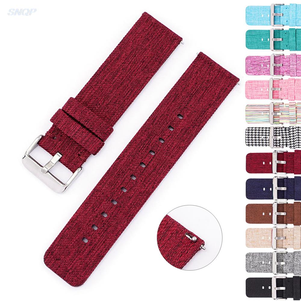 12mm 14mm 16mm 18mm 20mm 22mm  - đánh giá và giá Canvas Strap Watch