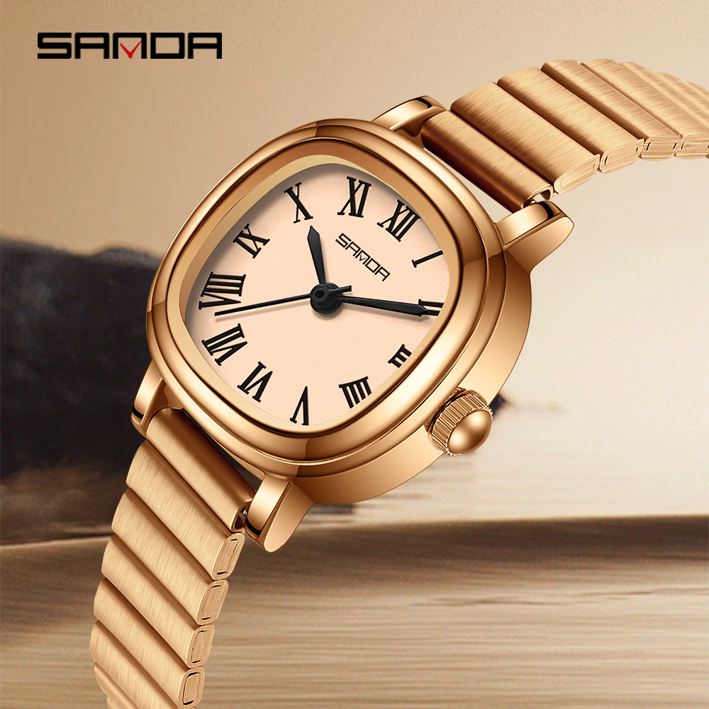 SANDA Top 1137 Women's Quartz  - đánh giá và giá Stainless Bracelet Diver