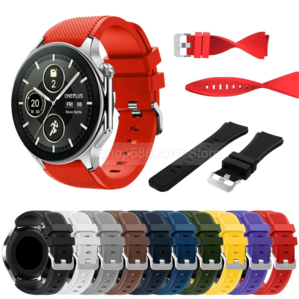 22mm Silicone Strap For OPPO W - đánh giá và giá Silicone Watch Band 22Mm