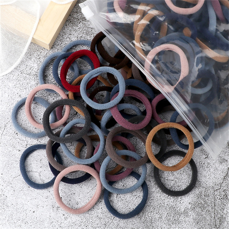 50PCS/Set Women Girls Basic Ha - đánh giá và giá Silicone Band Women
