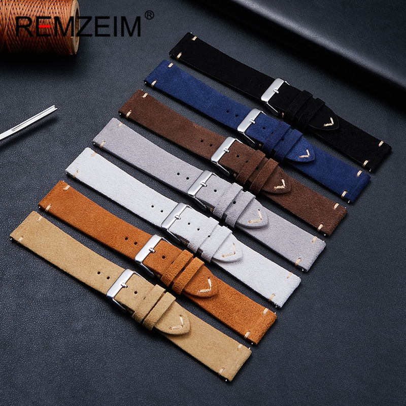 Vintage Handmade Soft Watch Ba - đánh giá và giá Suede Strap Watch