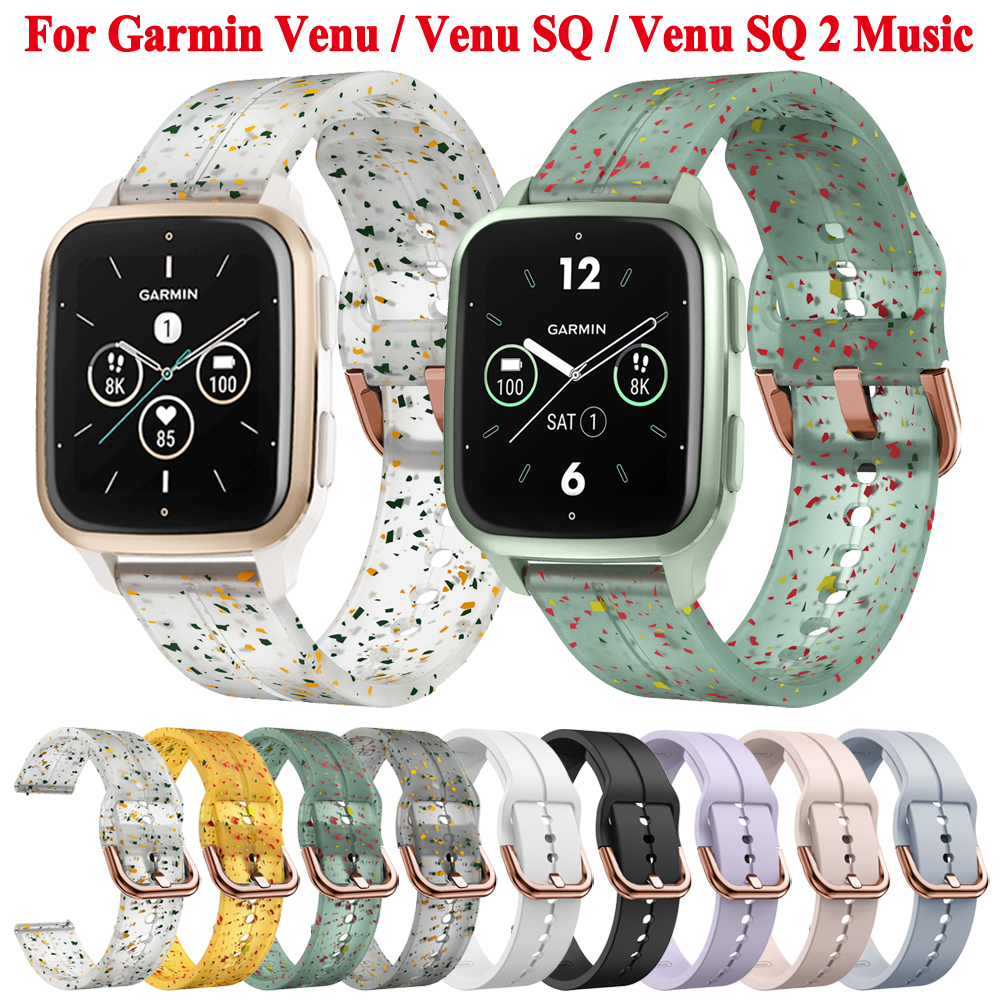 Watchband 20mm For Garmin Venu - đánh giá và giá Silicone Watch Band 22Mm