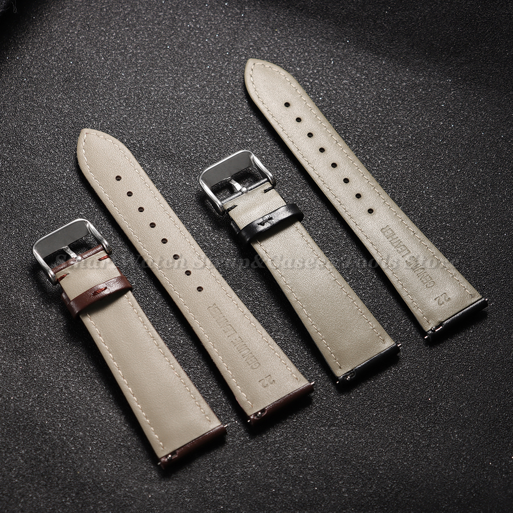 Genuine Leather Wristwatch Ban - đánh giá và giá Leather Strap Quick Release