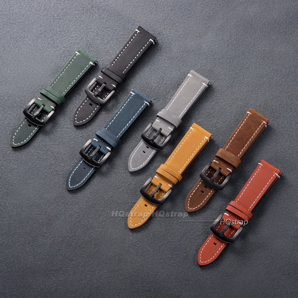 Vintage Calfskin Leather Watch - đánh giá và giá Leather Strap Quick Release
