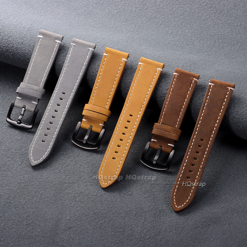 Vintage Calfskin Leather Watch - đánh giá và giá Leather Strap Quick Release