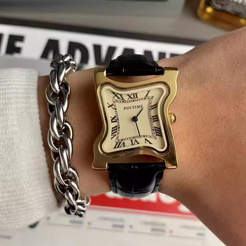Surrealist Art Melting Clock W - đánh giá và giá Leather Watch Band Men
