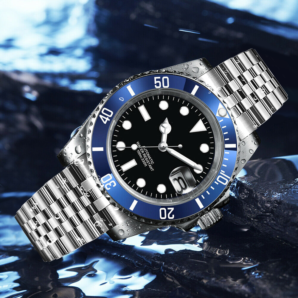 DIY Logo 40MM Dive Watch NH35  - đánh giá và giá Stainless Bracelet Diver