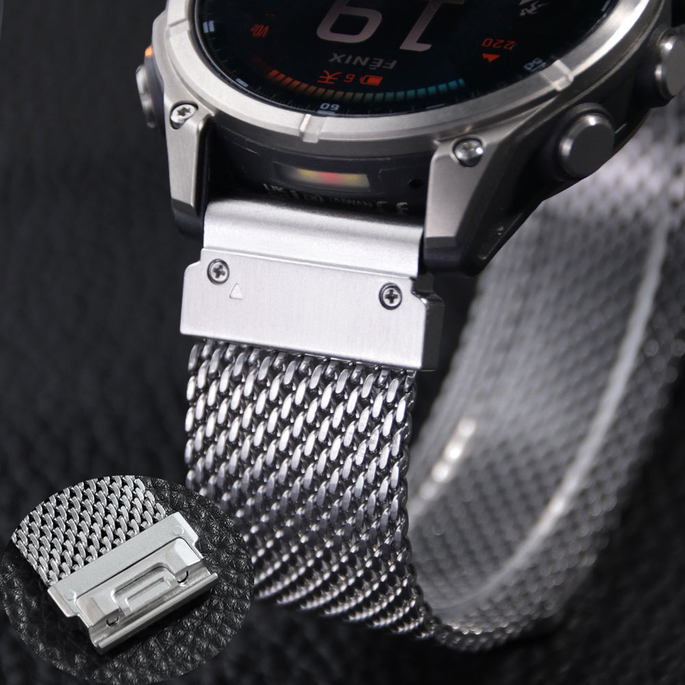 Quick Fit 22/26mm For Garmin F - đánh giá và giá Milanese Loop Magnetic