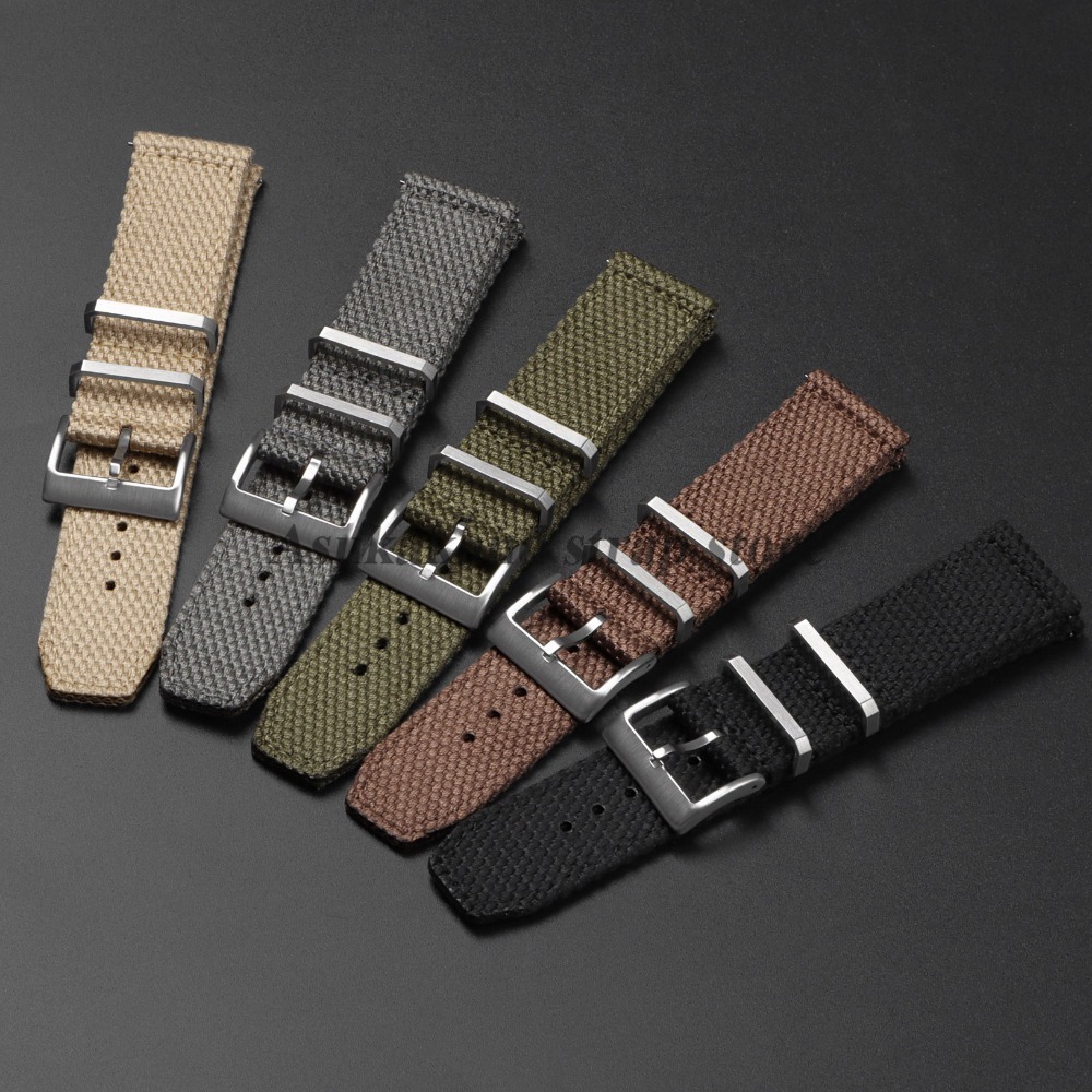 20mm 22mm High Quality Nylon W - đánh giá và giá Canvas Strap Watch