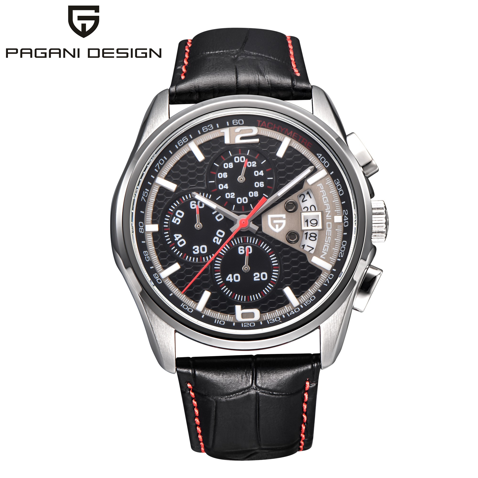 Pagani PD3306 Mens Quartz Watc - đánh giá và giá Leather Watch Band Men