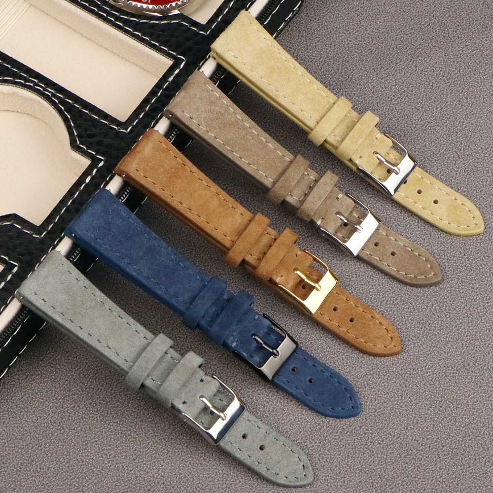 Premium Leather Suede Watch St - đánh giá và giá Suede Strap Watch