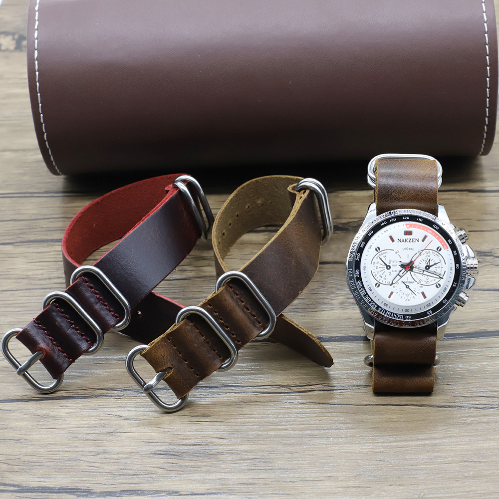 Genuine Leather Watch Band 18m - đánh giá và giá Suede Strap Watch