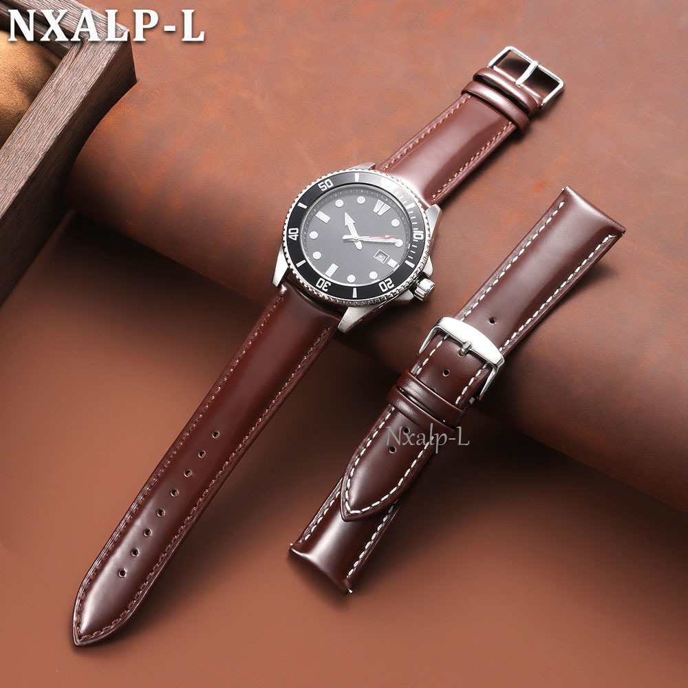 Oiled Leather Strap for Omega  - đánh giá và giá Leather Strap Quick Release