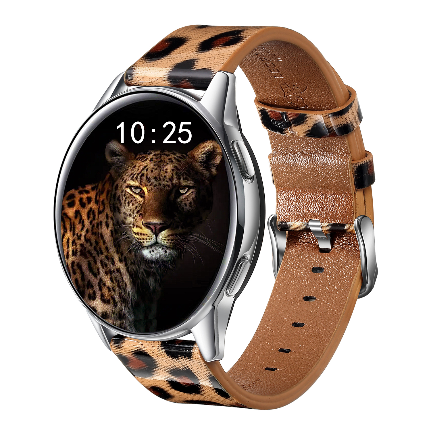 Leather Watch Band Leopard Qui - đánh giá và giá Leather Strap Quick Release