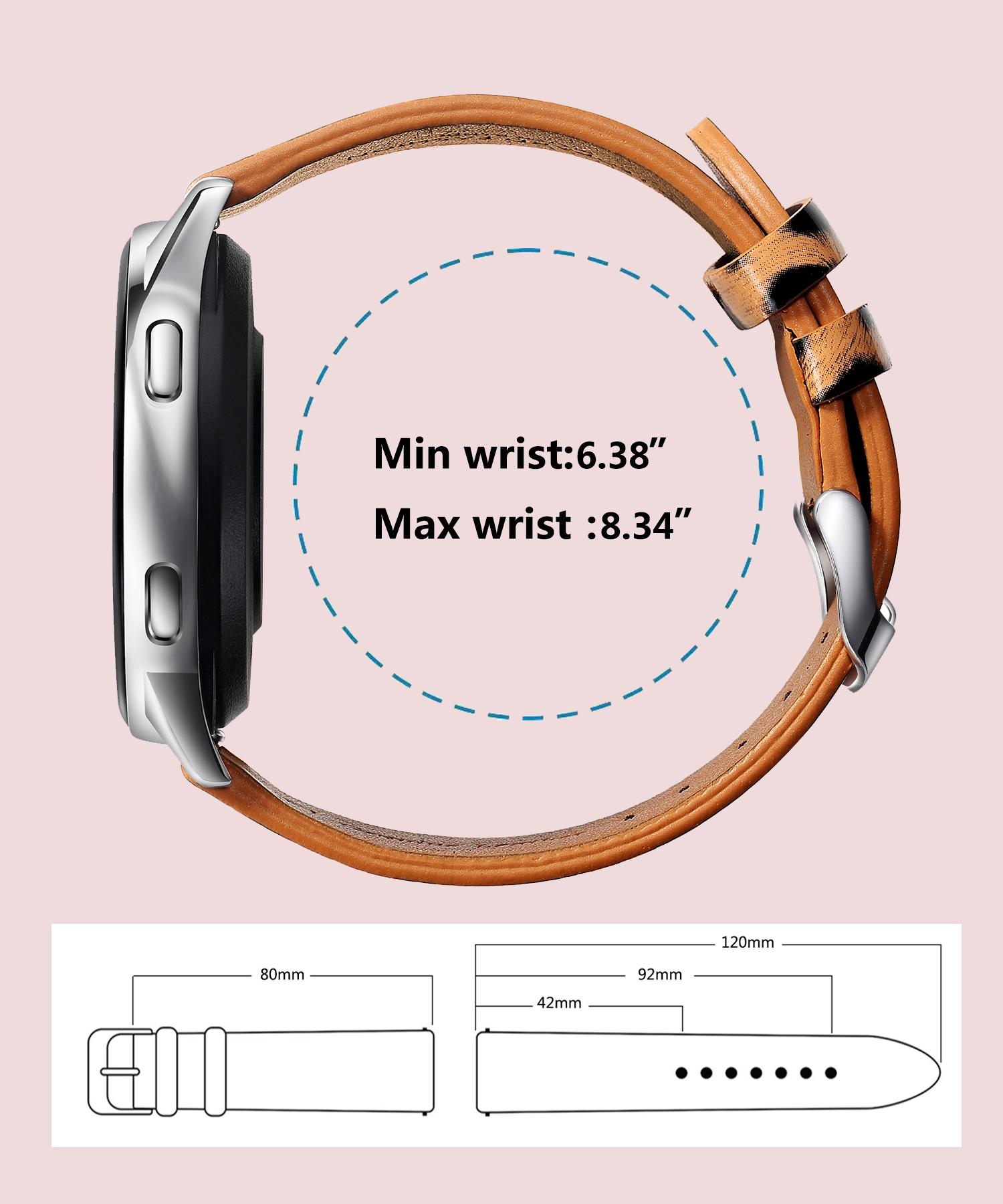 Leather Watch Band Leopard Qui - đánh giá và giá Leather Strap Quick Release