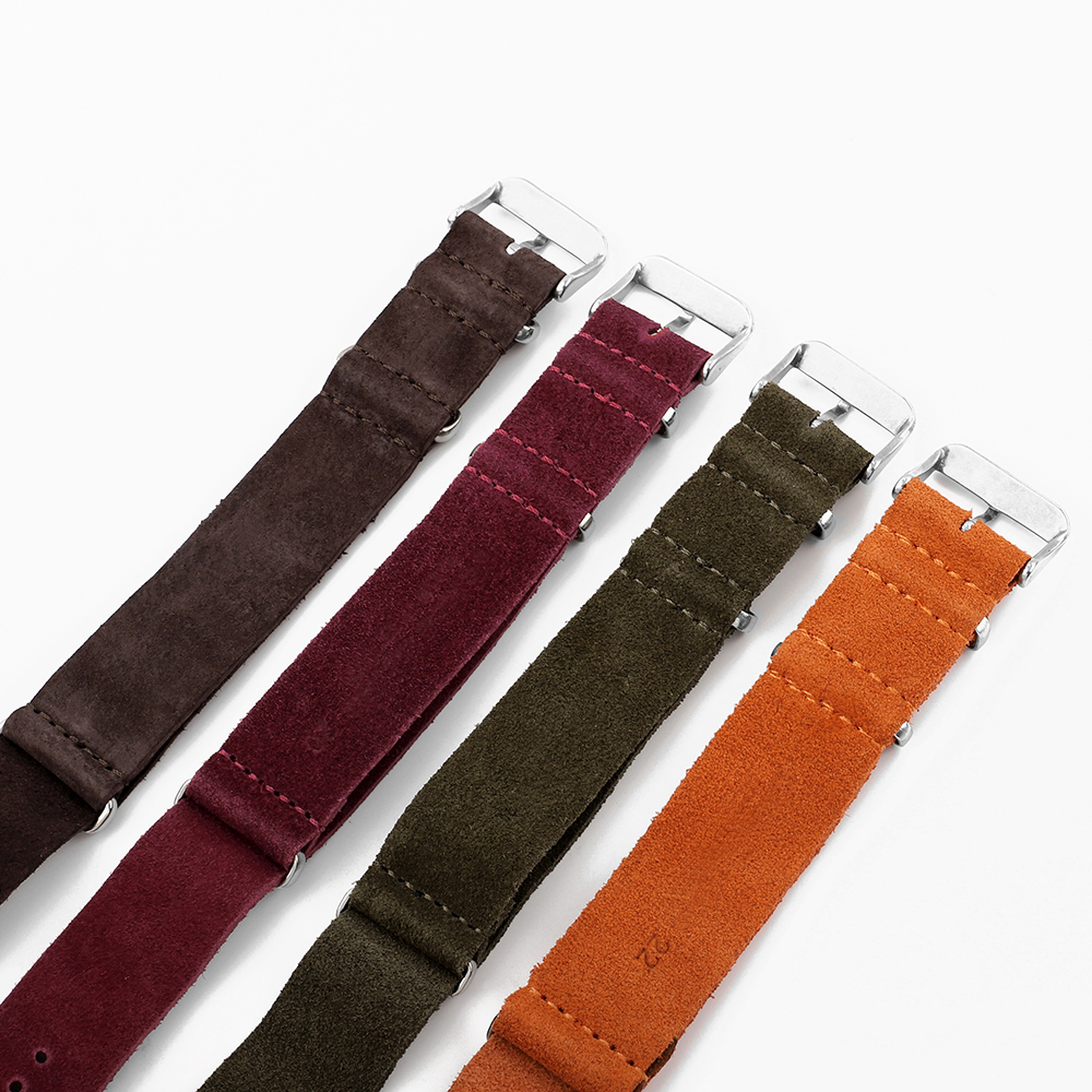 18mm 20mm 22mm Vintage Soft Su - đánh giá và giá Suede Strap Watch