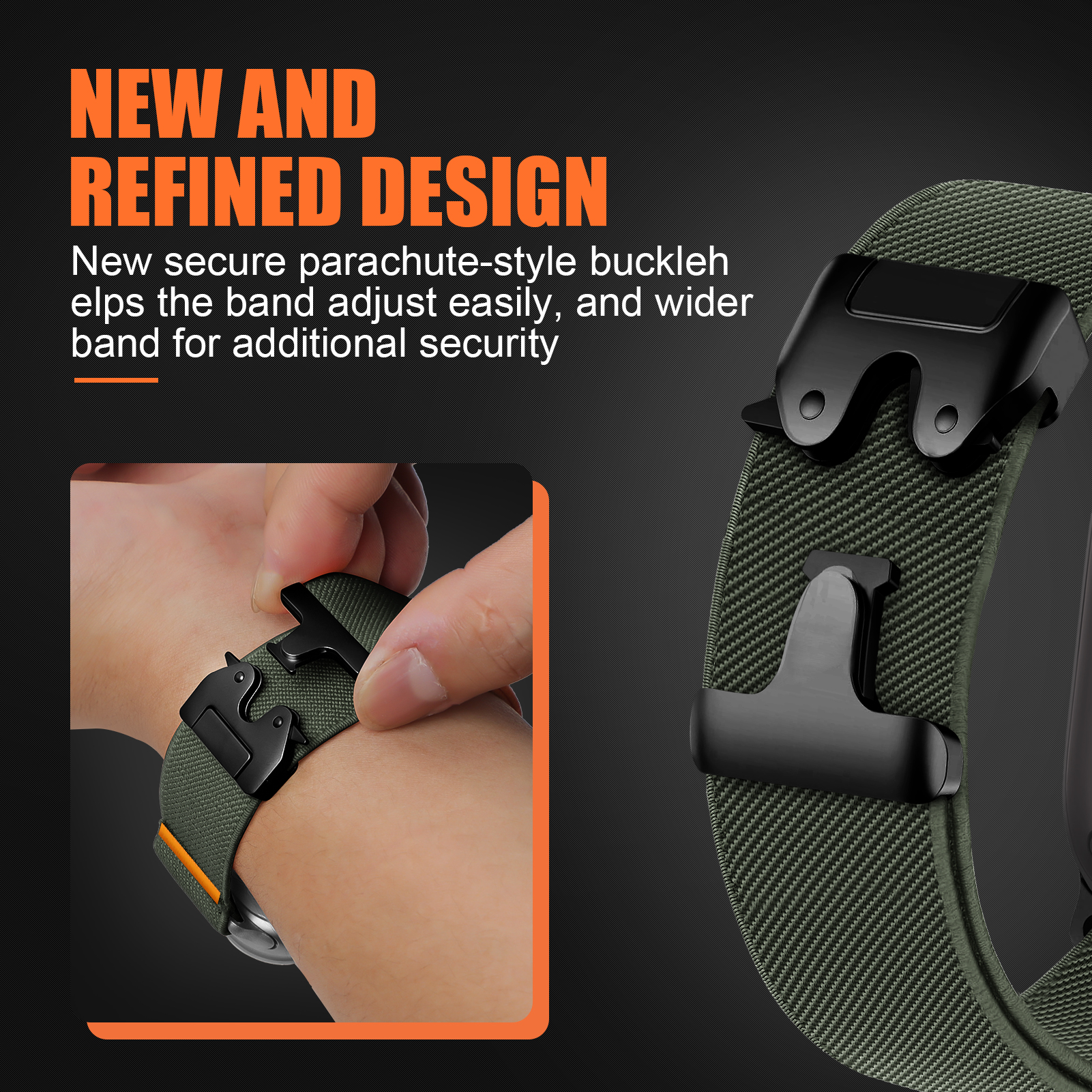 Straps For Apple Watch ultra 2 - đánh giá và giá Parachute Strap Elastic