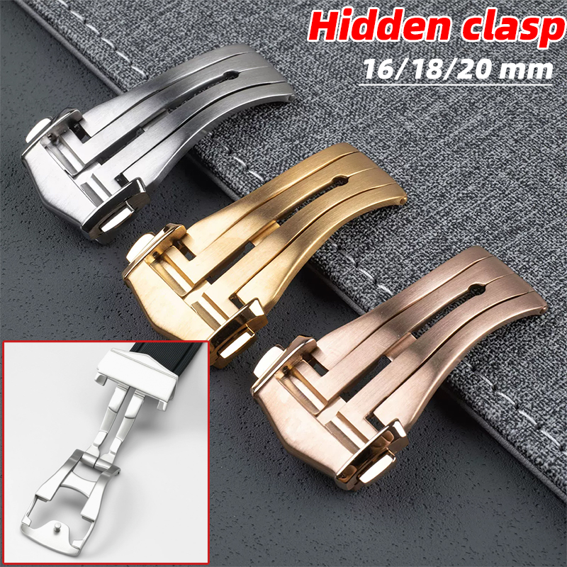 For Omega Deployment Clasp Lea - đánh giá và giá Butterfly Clasp Deployant