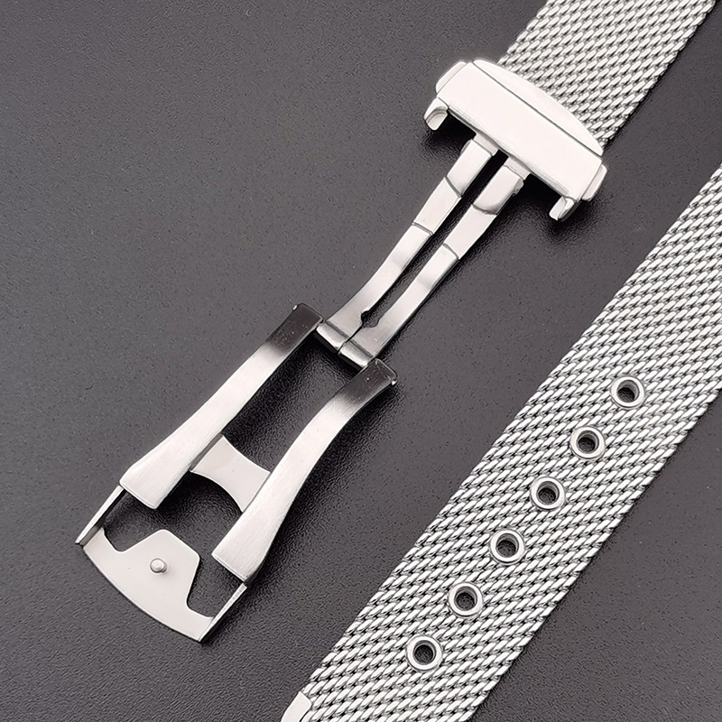 20mm 22mm solid Stainless Stee - đánh giá và giá Mesh Strap Metal