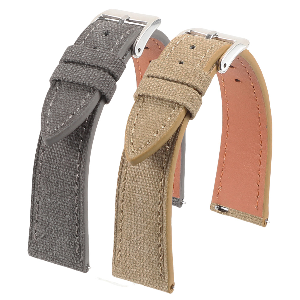 Handcrafted Slim Watch Strap 2 - đánh giá và giá Canvas Strap Watch