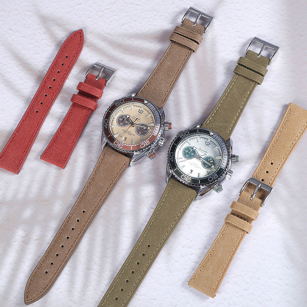 Handcrafted Slim Watch Strap 2 - đánh giá và giá Canvas Strap Watch