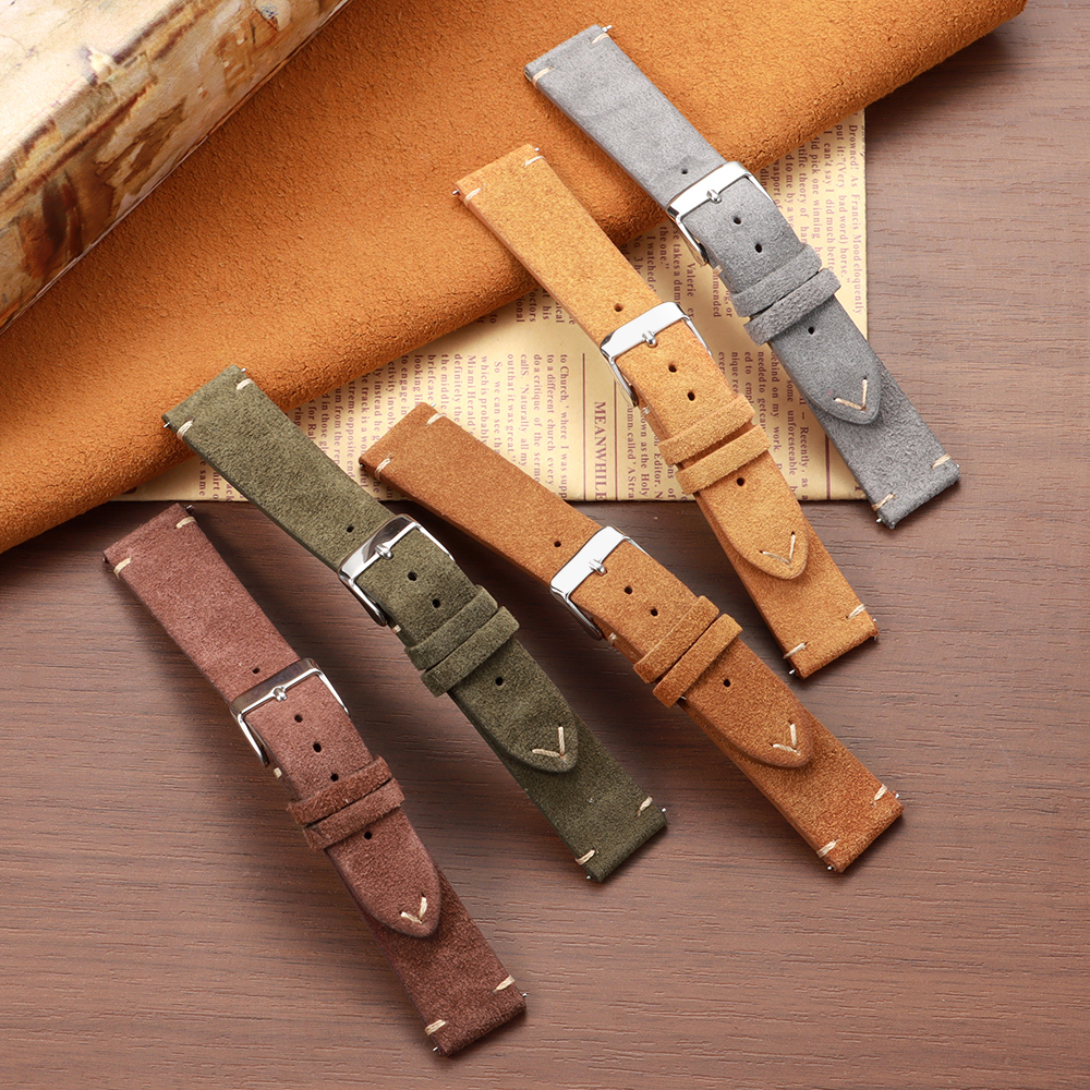 14 16 18 19 20 21 22mm Quick R - đánh giá và giá Suede Strap Watch