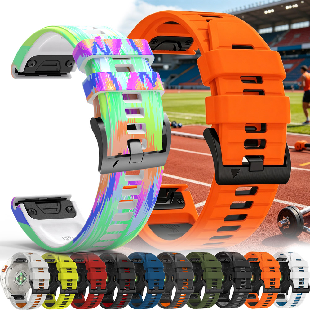 Outdoor Sports 22mm Silicone W - đánh giá và giá Silicone Watch Band 22Mm
