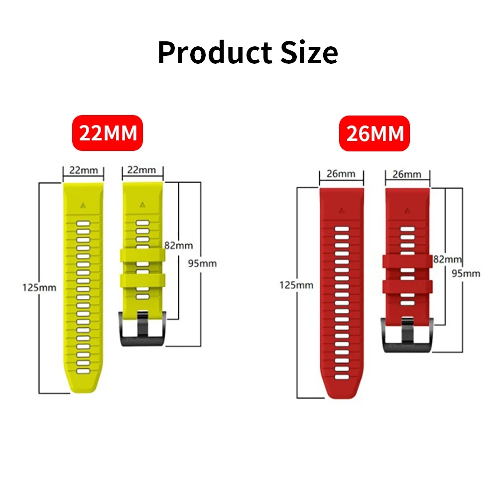 Outdoor Sports 22mm Silicone W - đánh giá và giá Silicone Watch Band 22Mm