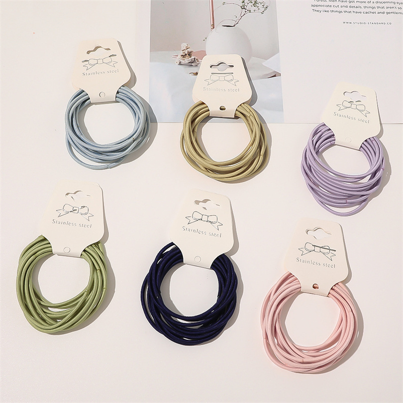 10PCS Women Girls Simple Basic - đánh giá và giá Silicone Band Women