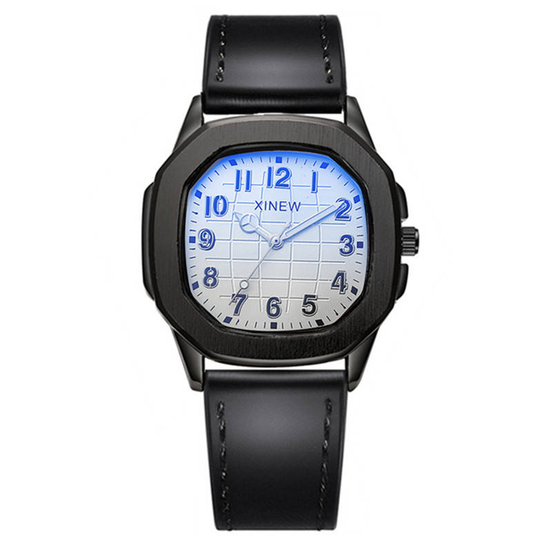 1pc / lot Original XINEW Brand - đánh giá và giá Leather Watch Band Men