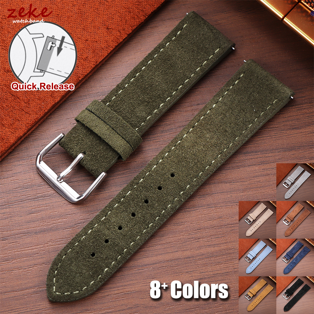 20mm Vintage Suede Cowhide Wat - đánh giá và giá Suede Strap Watch