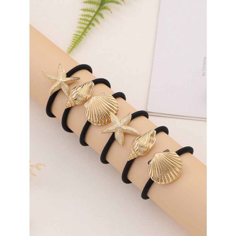 6pcs/3pcs Metal Ocean Series S - đánh giá và giá Silicone Band Women
