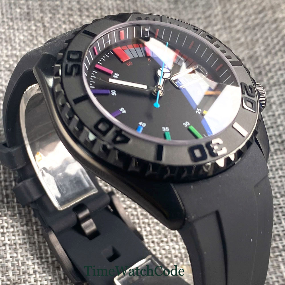 Tandorio 41mm 20ATM Diver Auto - đánh giá và giá Rubber Strap Diver