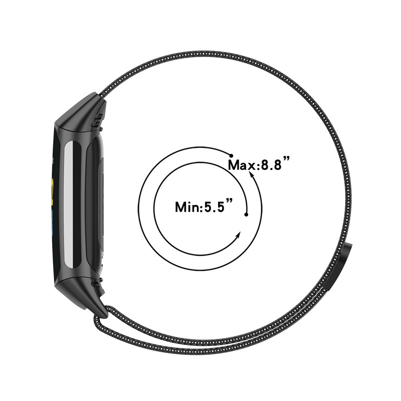 Metal Band For Fitbit Charge 5 - đánh giá và giá Mesh Strap Metal