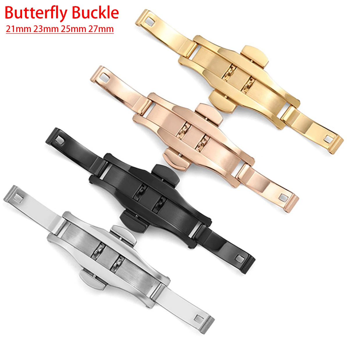 Stainless Steel Butterfly Depl - đánh giá và giá Butterfly Clasp Deployant