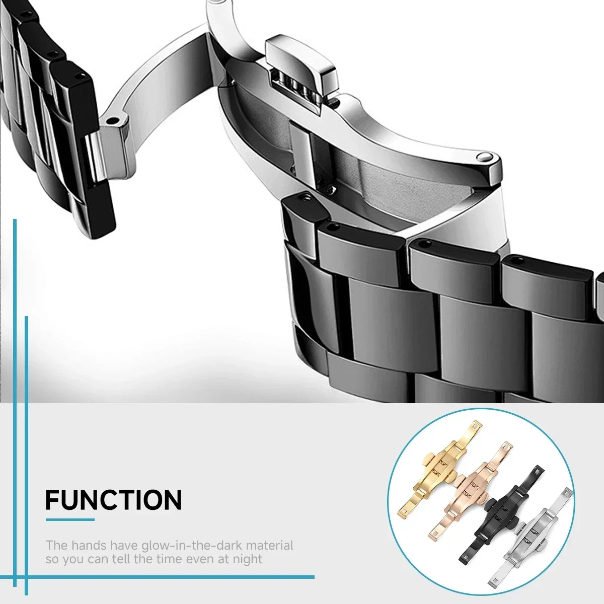 Stainless Steel Butterfly Depl - đánh giá và giá Butterfly Clasp Deployant