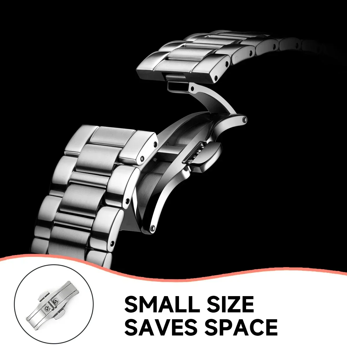 Stainless Steel Butterfly Depl - đánh giá và giá Butterfly Clasp Deployant