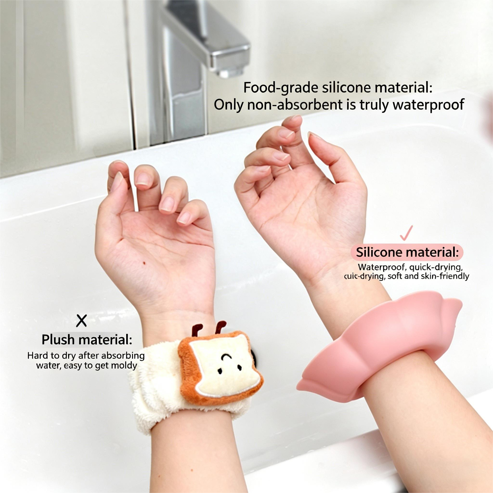 2Pcs Women Silicone Face Wash  - đánh giá và giá Silicone Band Women