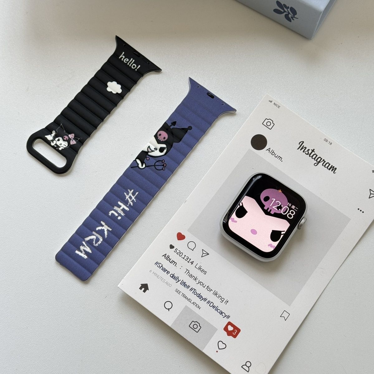 Anime Sanrio Hello Kitty Kurom - đánh giá và giá Silicone Band Women