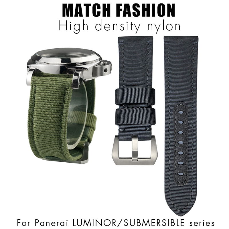 for Panerai 24mm New Nylon Wat - đánh giá và giá Canvas Strap Watch