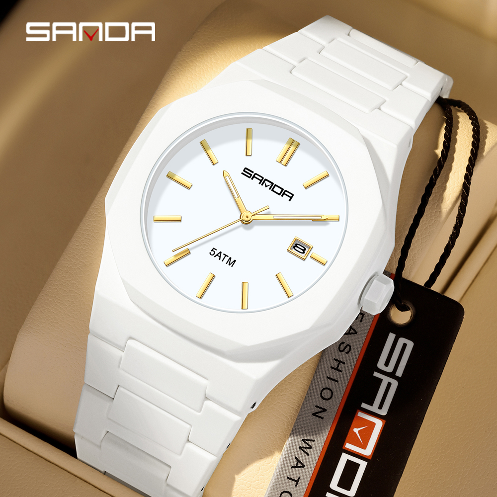 2025 SANDA Fashion Men's and W - đánh giá và giá Rubber Strap Diver