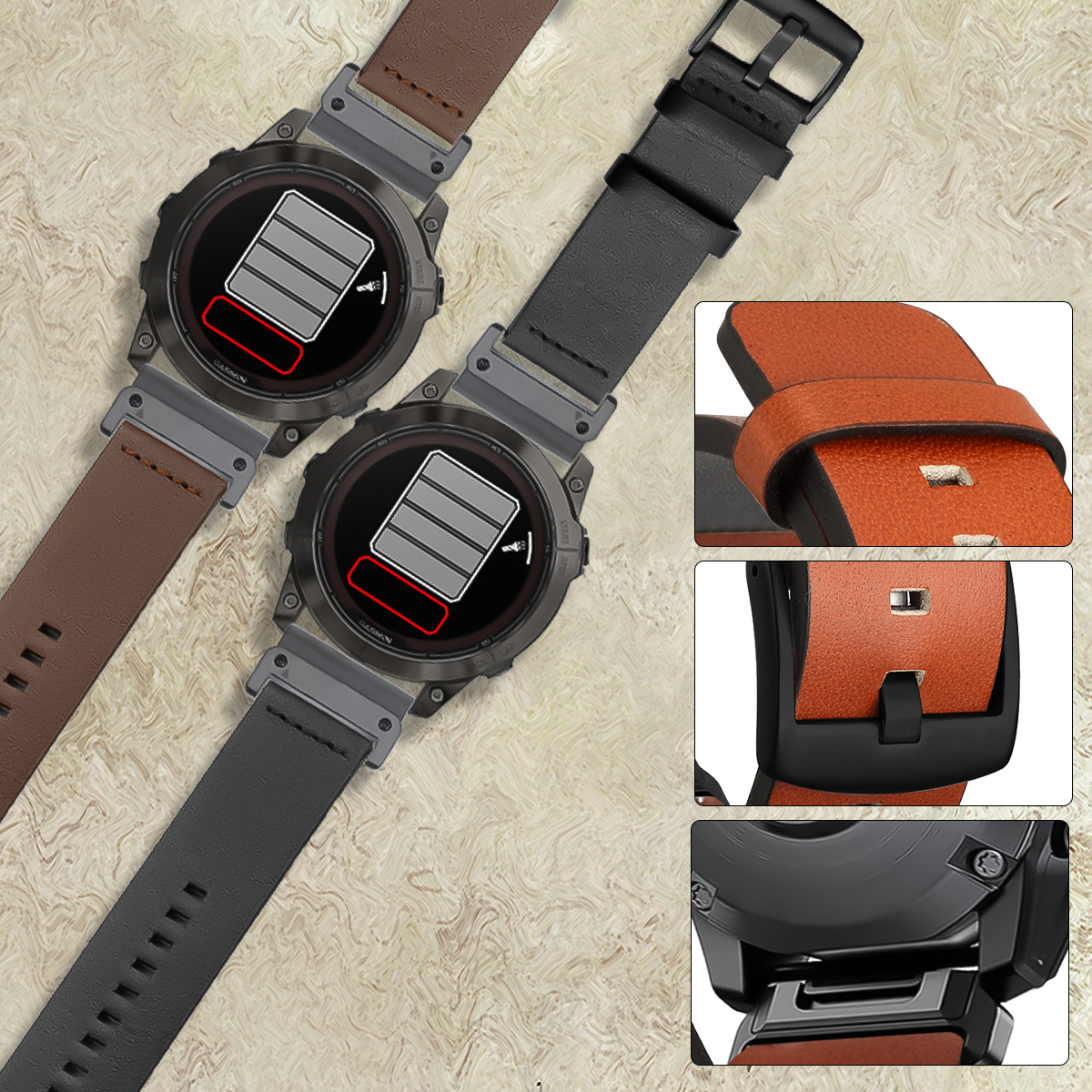 26mm 22mm Quick Fit Strap For  - đánh giá và giá Leather Strap Quick Release